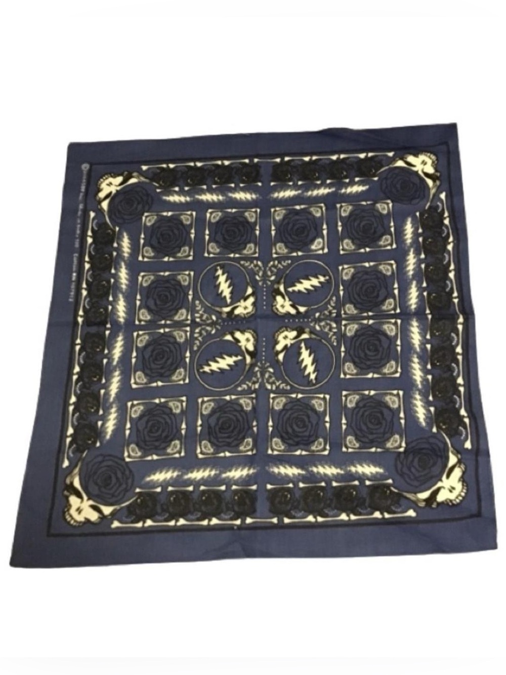 Blue steal your face n bolt nwot bandana